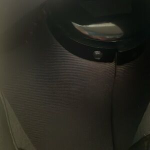 Zara leather and belvet shirt